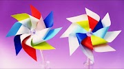 折り紙【風車/かざぐるま】作り方 回る8枚羽♪子供が喜ぶ♪ vol.2 子供の日◇Origami " windmill " easy tutorial 【Balalaika】 - YouTube Balalaika