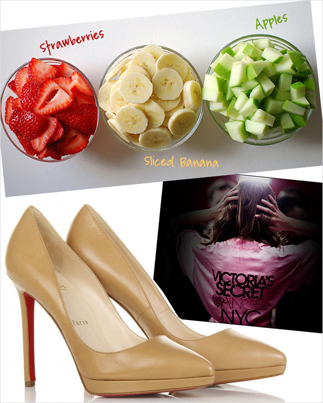 Christian Louboutin Pigalle 120 Shoes, Victoria's Secret Fashion Show, Fashion Collage
