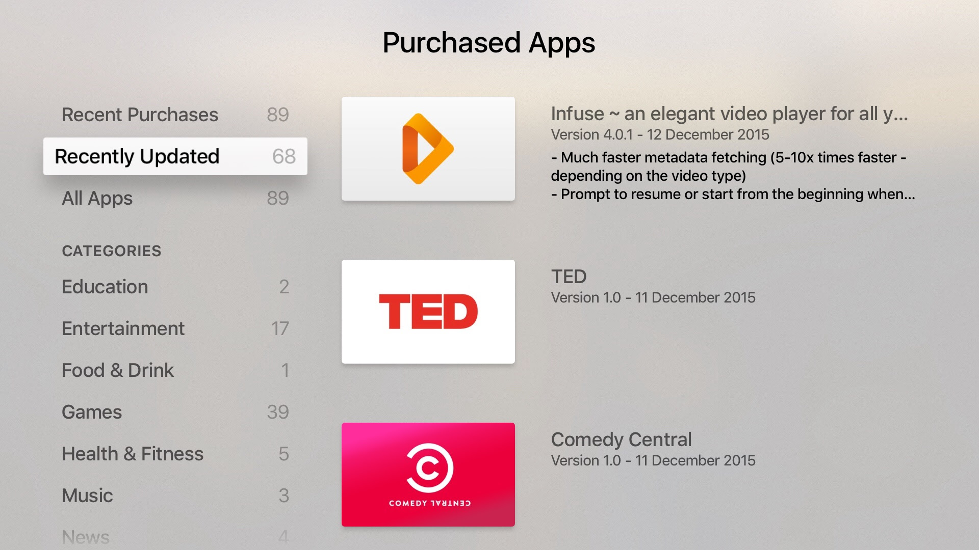 How to Apple TV app changelog tvOS screenshot 002