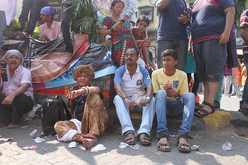 Waiting For Lalbagh Chya Raja  at Chinchpokli .. by firoze shakir photographerno1