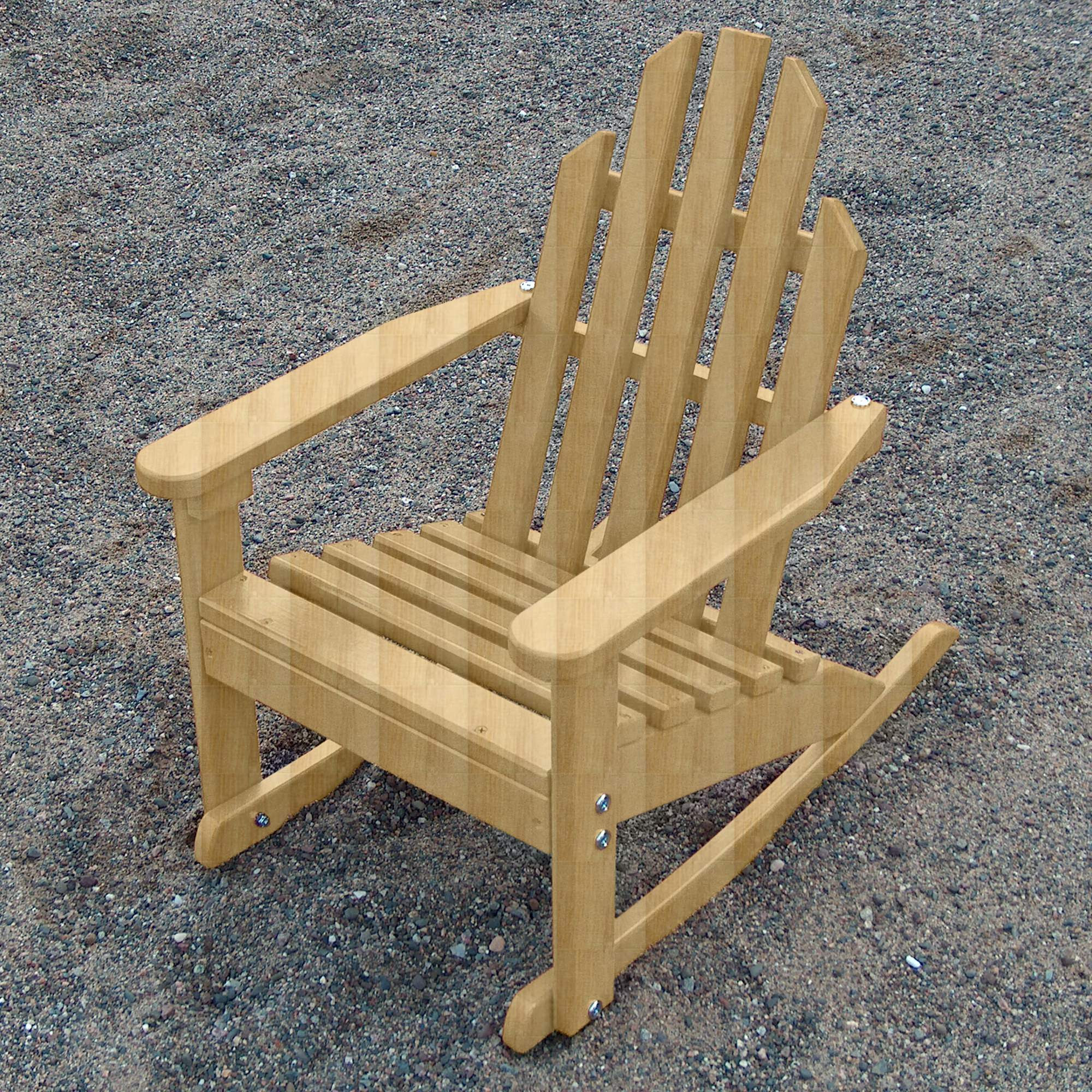 Kiddie Adirondack Rocking Chair  DFOHome