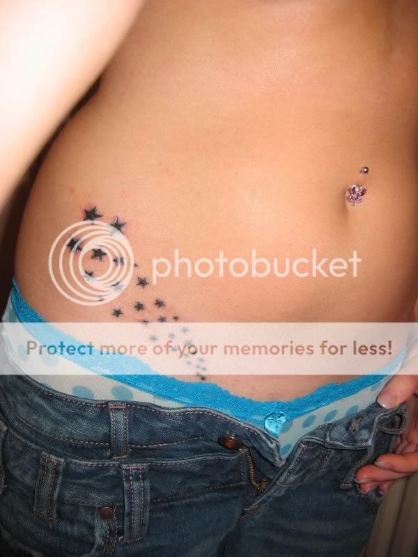 Star Tattoo Stomach
