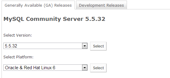 mysql 5.5.32