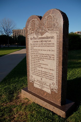 Ten Commandments monument