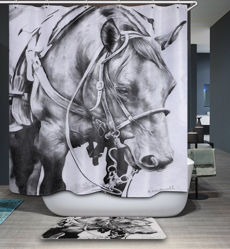 horse shower curtain macy's