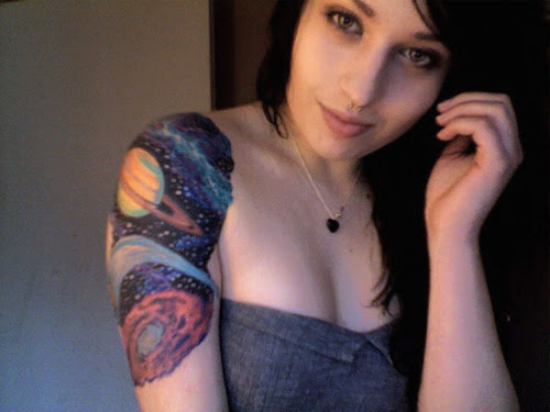 tattooed girl