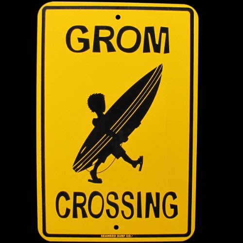 Grom Crossing Sign
