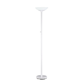 Shop Good Earth Lighting 72-in White Torchiere Floor Lamp with ...