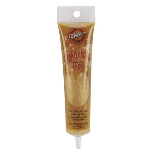 Wilton Gold Cake Decorating Sparkle Gel