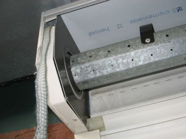 Reparatie lint rolluik
