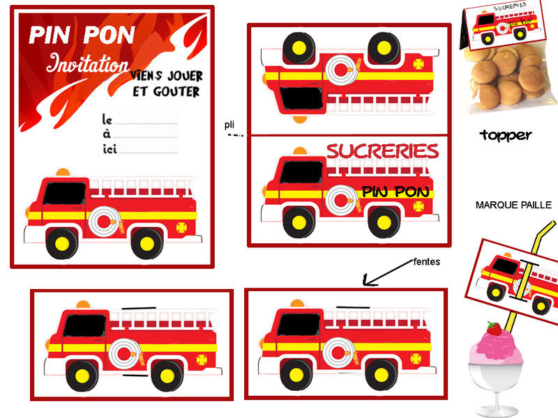 Theme Les Pompiers Heroiques 1 Et 2 Et 3 Doudous Patrons Patterns Gabarits Fete A Themes Pour Enfants