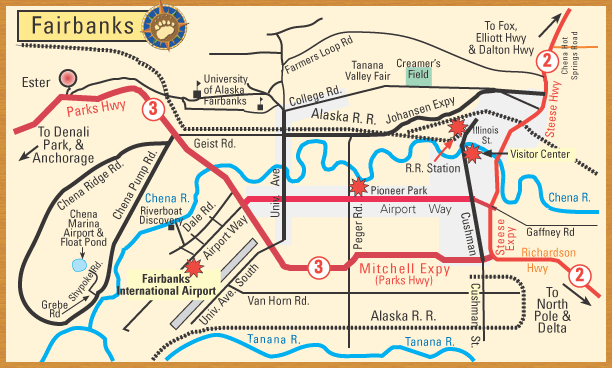 Fairbanks Map | Maps