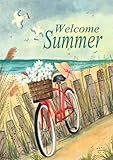 Toland Home Garden 119453 Beach Cruiser Garden Flag