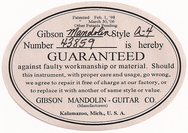 labels Thread: Inside labels vintage  guitar