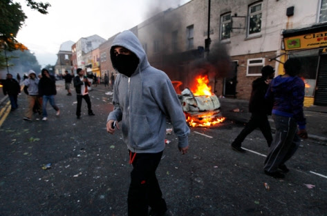 Riots break out in North London