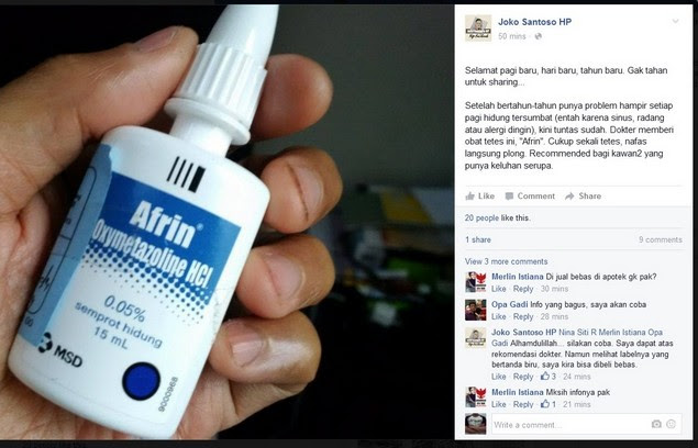 [Testimoni Kesehatan] Bertahun-tahun Hidung Tersumbat, Sembuh dengan Obat Tetes AFRIN