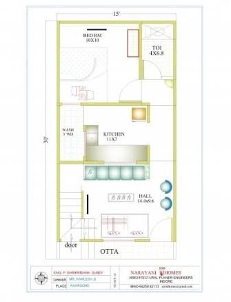 23+ House Plan 15 X 30 Feet, Popular Inspiraton!