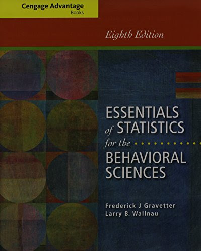 Bundle: Cengage Advantage Books: Essentials of Statistics for the Behavioral Sciences, 8th + Aplia(TM), 1 term Printed Access Card