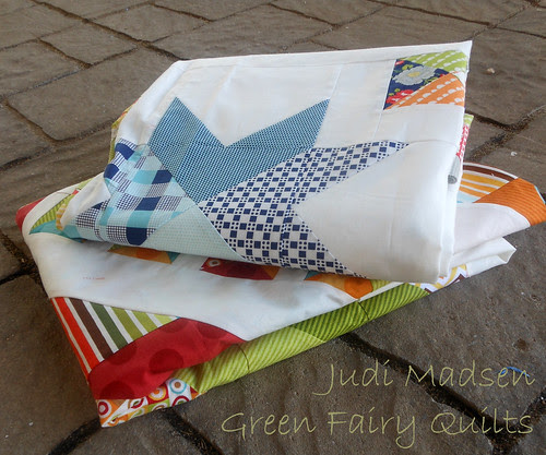 Quilt tops by Judi Madsen