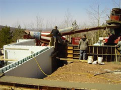 More traditional chute delivery