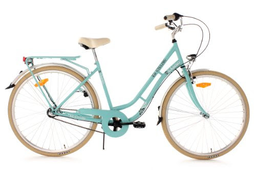  Vélo de ville femme 28'' 3 vit. Casino vert TC 54 cm KS Cycling