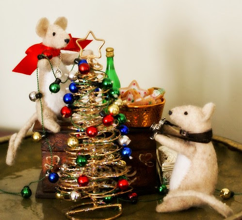 Marcus and Tilly finished the last of their Christmas preparations. by chloe & ivan