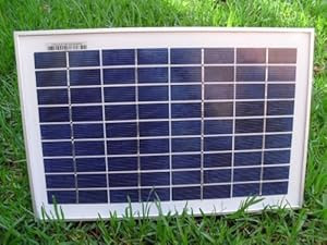 20W Solar Panel Water Pump Battery Timer LEDs Light Combo Kit