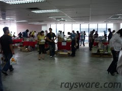 A lot of people choosing at the \