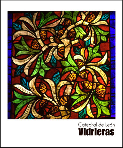 Vidrieras en la catedral de León
