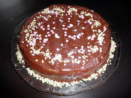 buon compleanno nonna - riciclo panettone creme bicolor e glassa fudge