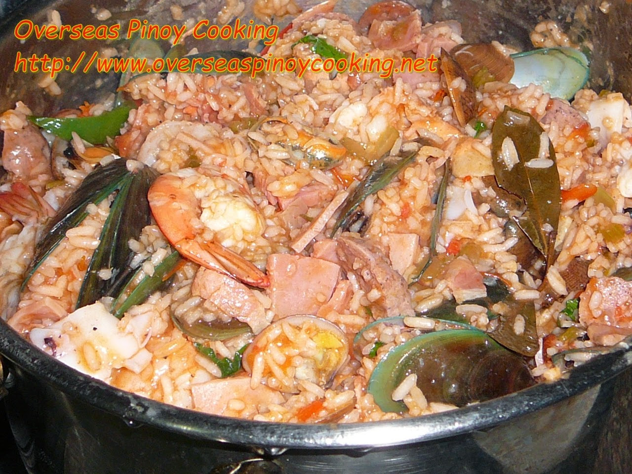 Pinoy Seafood Jambalaya - Cooking Procedure