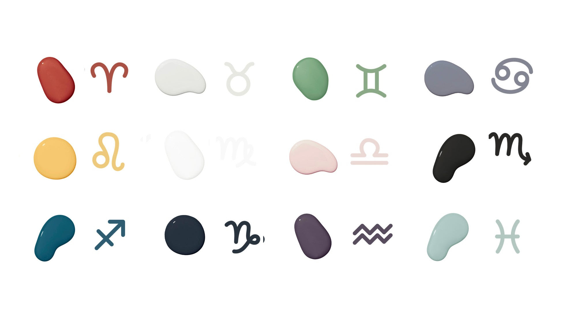 Zodiac Colors | Zodiac Signs Colors | Clare