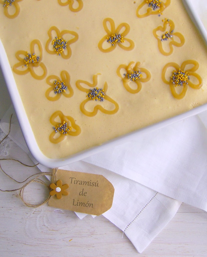 Tiramisú de limón