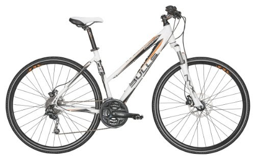 BULLS Cross Tail Damenfahrrad 28 Zoll weiß 48 cm Trapez 24 Gang-Kettenschaltung 2013