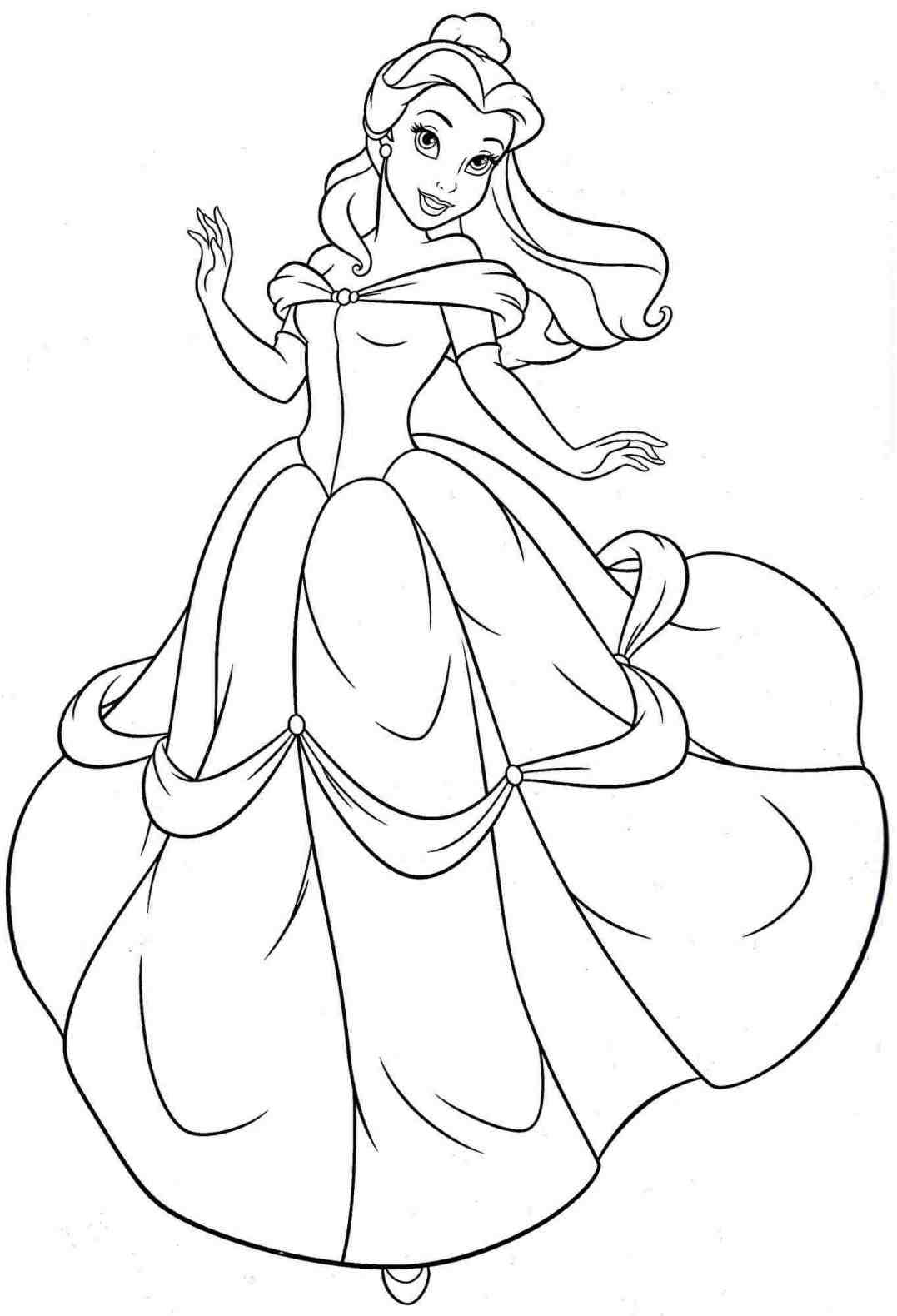 Disney Princess Belle Drawing at GetDrawings | Free download