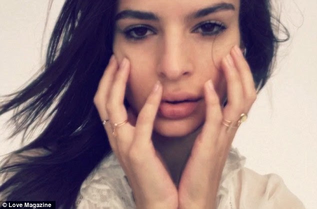 Bedazzled: Emily models a range of delicate gold jewellery from Hillier London 