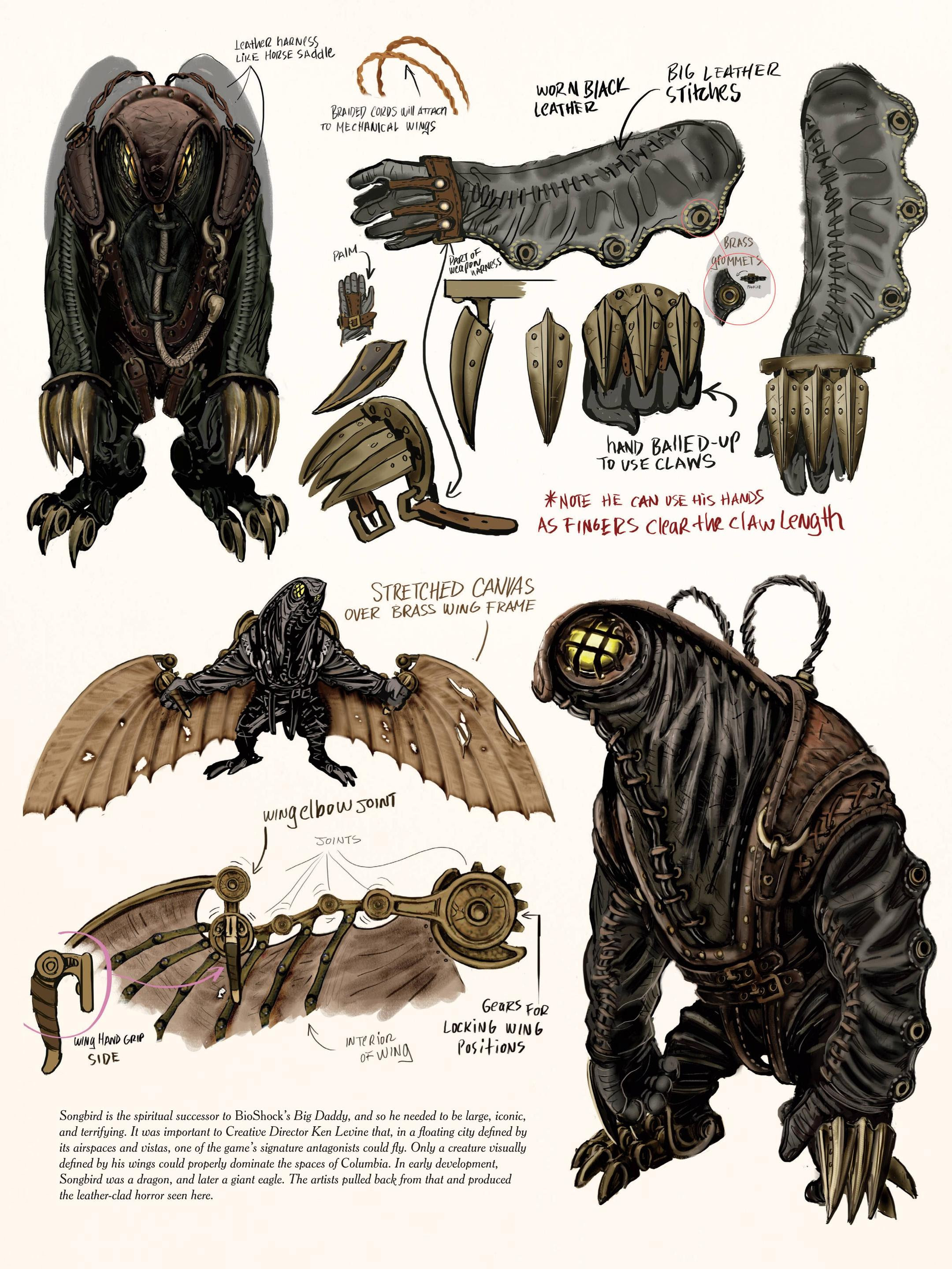 Songbird Concept Art Bioshock