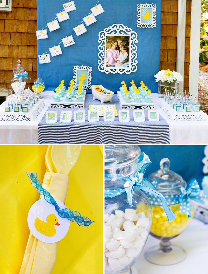 rubber duck baby shower theme