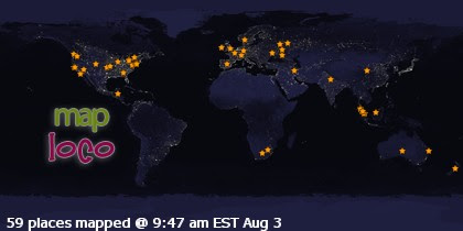 Locations of Site Visitors