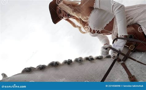 busty blonde squirting cowboy fantasy
