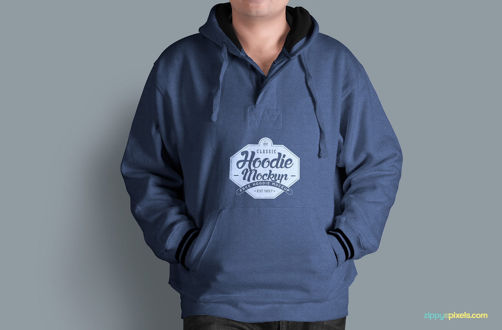 Download Free Hoodie Mockup PSD | ZippyPixels