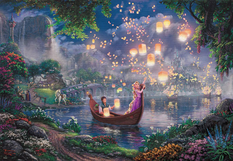 Ten D1000 4 ディズニー Tangled 塔の上のラプンツェル 1000ピース テンヨー の商品詳細ページです 日本最大級の ジグソーパズル通販専門店 ジグソークラブ