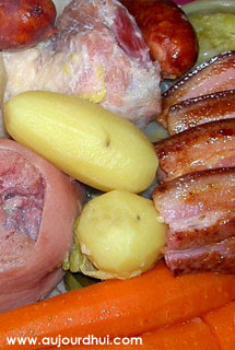 Potée Au Chou Chou Vert Jarret Porc Demi Sel Recette