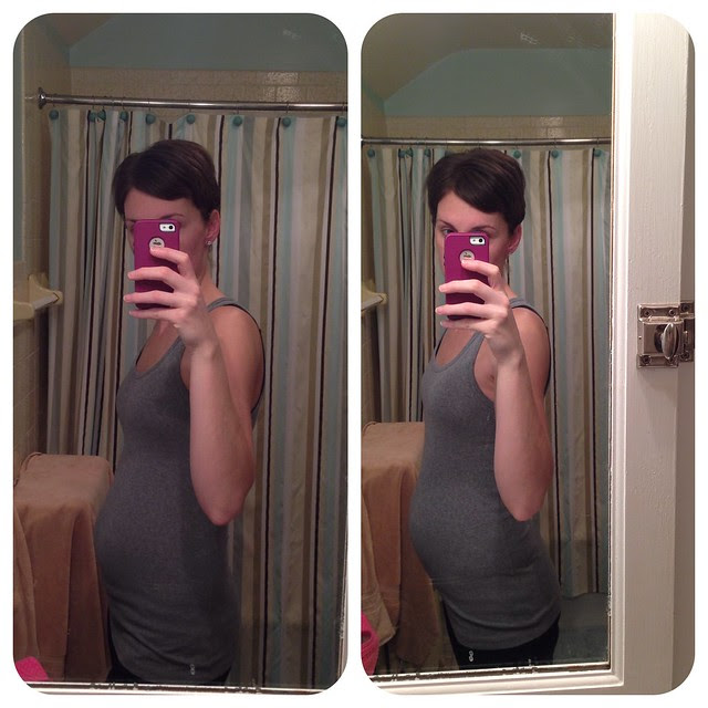 16 weeks changing bump