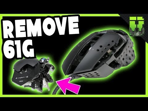 Logitech G502 Weight Reduction Gaming Mouse Mod