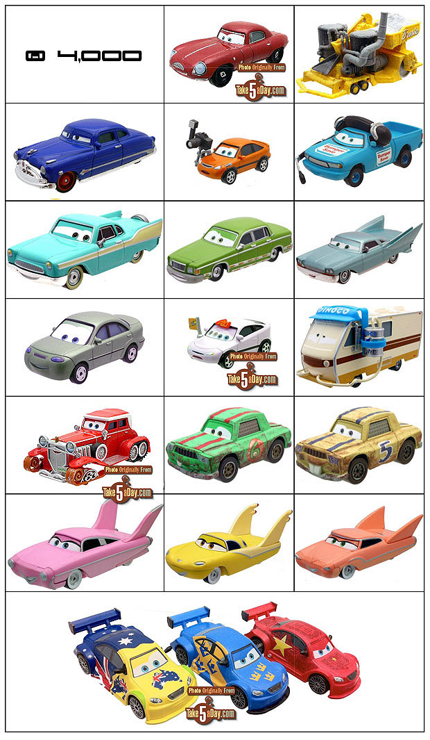 Take Five a Day » Blog Archive Mattel Disney Pixar CARS ...
