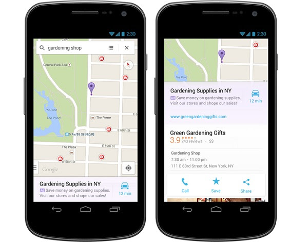 Google Maps pubblicità locali