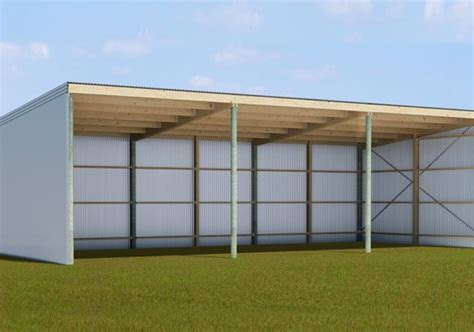 shed roof pole barn kits   roof