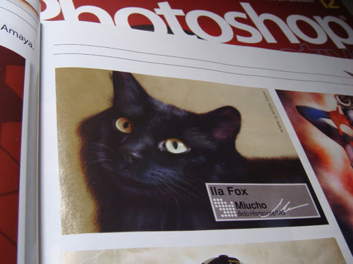 Ila Fox na revista Photoshop Creative número 13, tô famosa