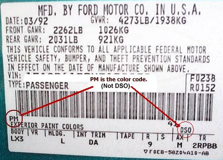 Ford Paint Codes, Ford Touch Up Paint PaintScratch.com